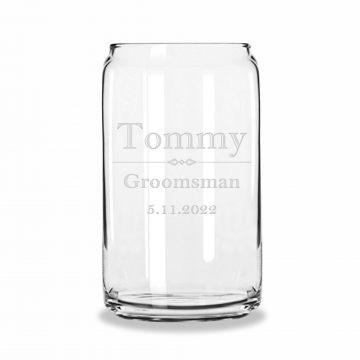 Formal | Personalized 16oz Beer Can Glass
